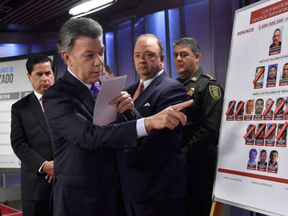 Cerca de 1.000 integrantes de bacrim han sido abatidos o capturados en 2016
