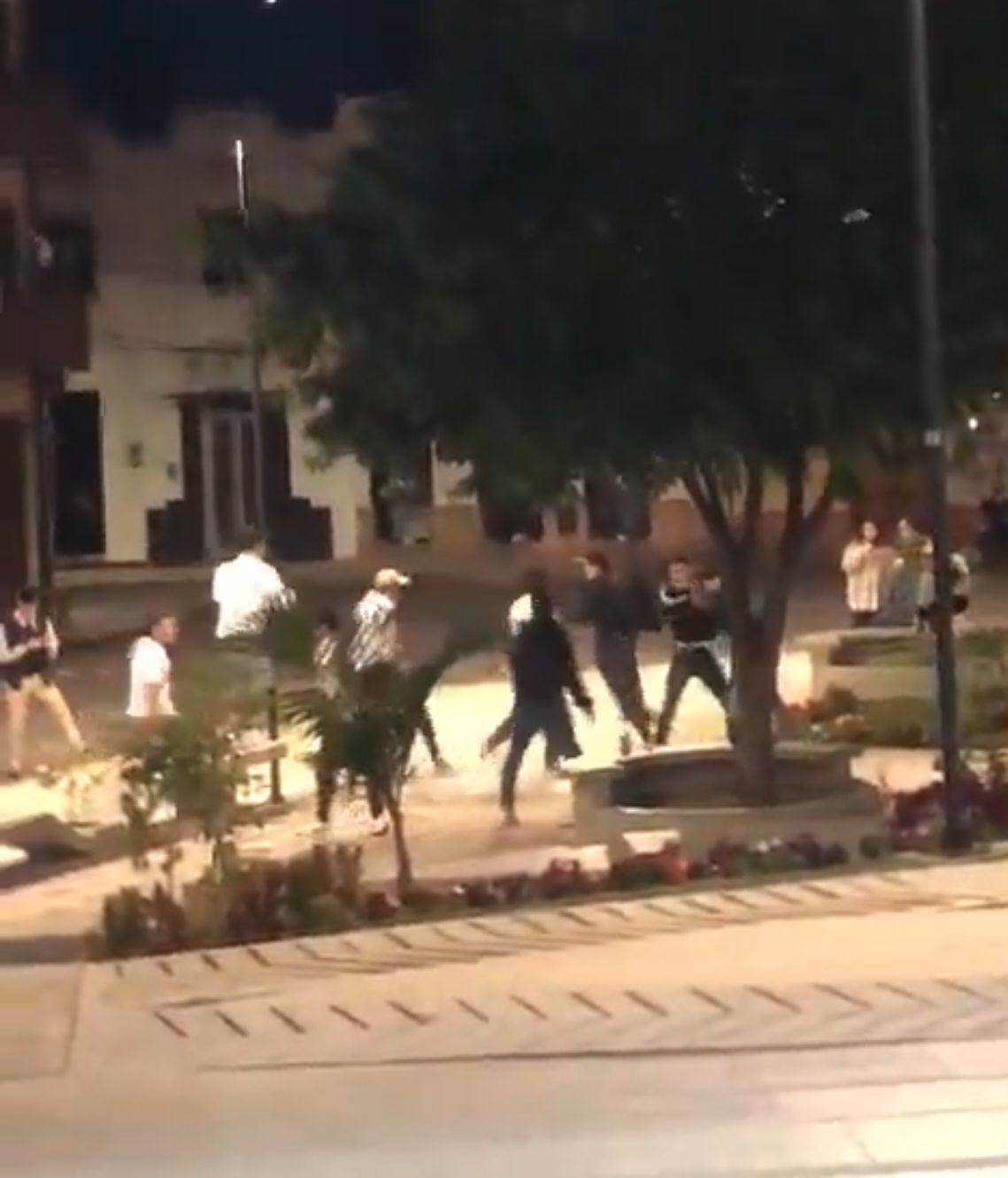 Desordenes y peleas en Pamplona/ Foto: Cortesía para Caracol Radio