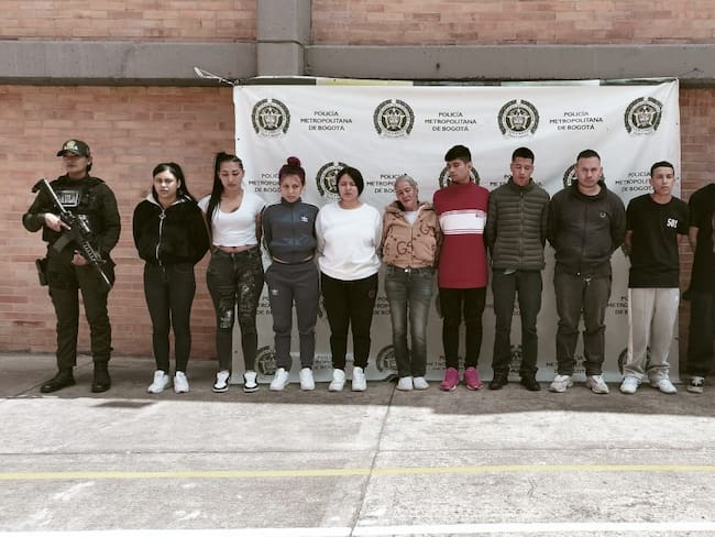 Fueron capturados 8 delincuentes dedicados a realizar paseos millonarios en Bogotá