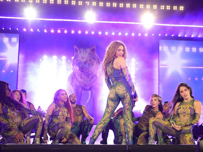 Shakira en Copacabana, Brasil. Foto: Getty Images.