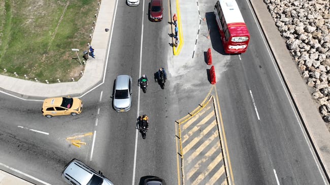 Nueva vía de acceso entre el Centro Histórico y Bocagrande. // Alcaldía de Cartagena