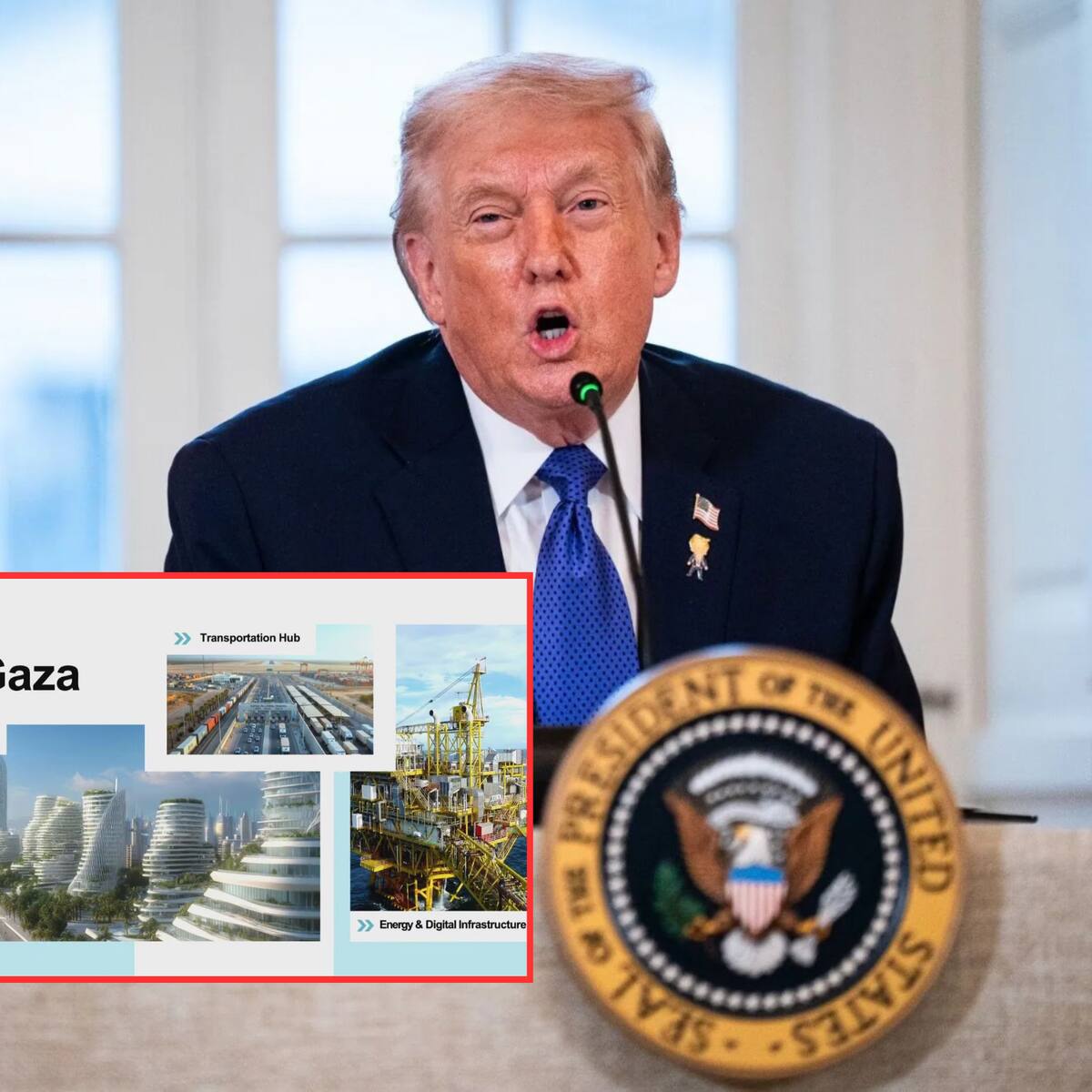 FOTOS: Así es la ‘nueva Gaza’ diseñada por Donald Trump