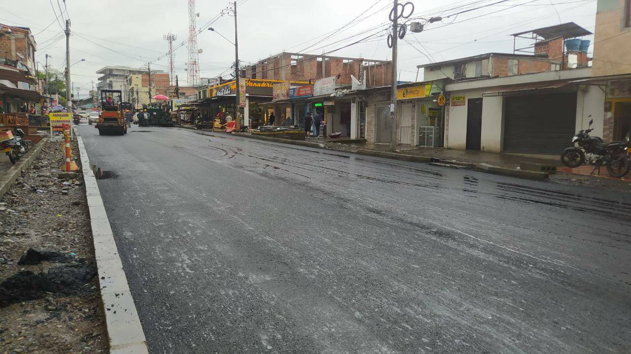 Obra barrio Japón- Frailes -Oficial Gobernación de Risaralda.