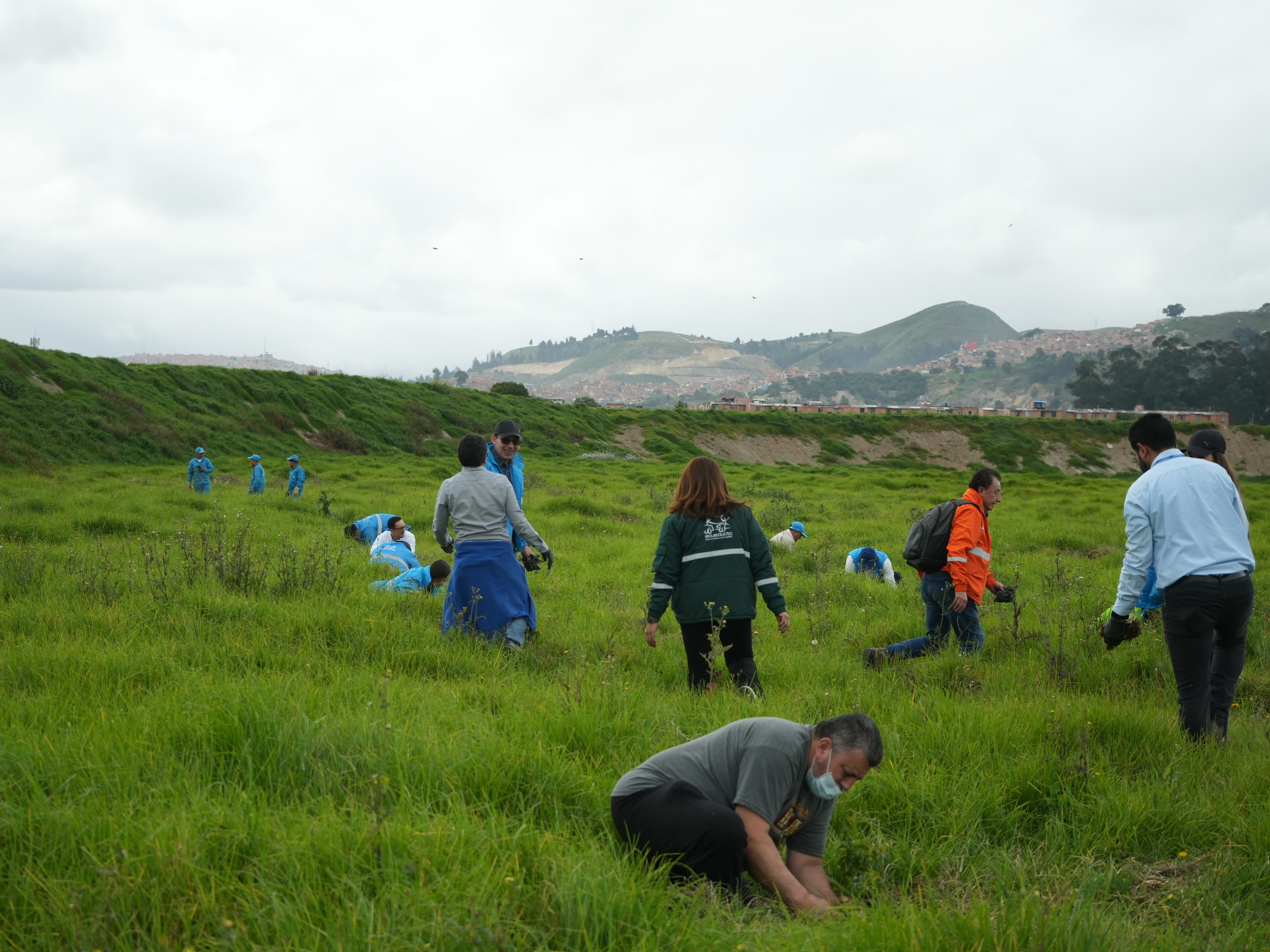 Inició el plan de compensación en los predios que harán parte de la PTAR Canoas. Foto: Acueducto de Bogotá.