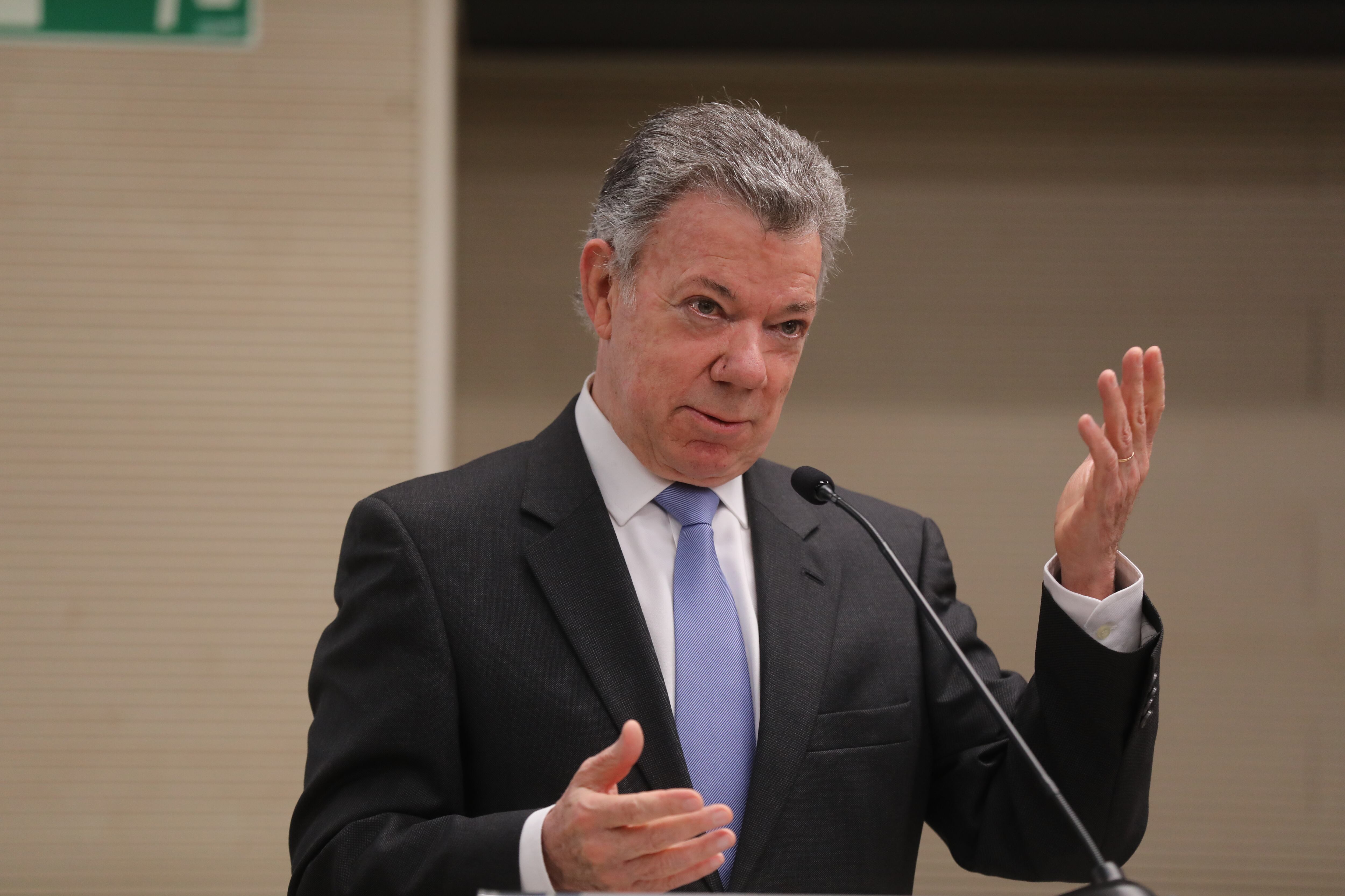 Juan Manuel Santos, expresidente de Colombia. (Photo By Isabel Infantes/Europa Press via Getty Images)