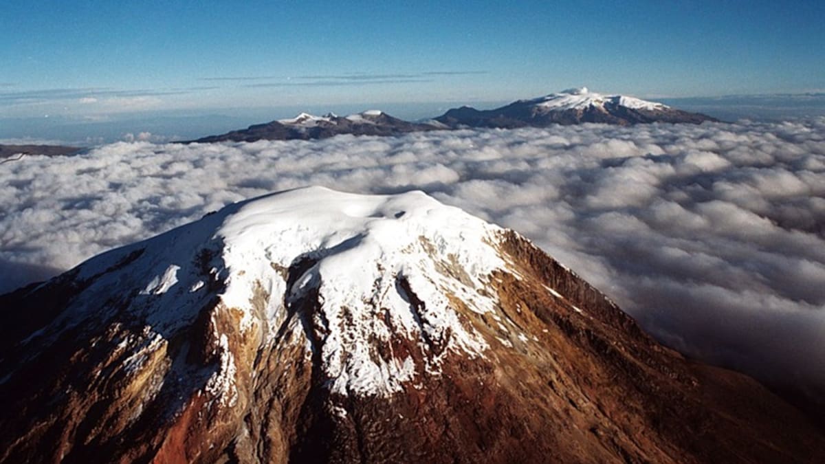 Al casquete glaciar del Nevado de Santa Isabel le quedan cerca de 7 años