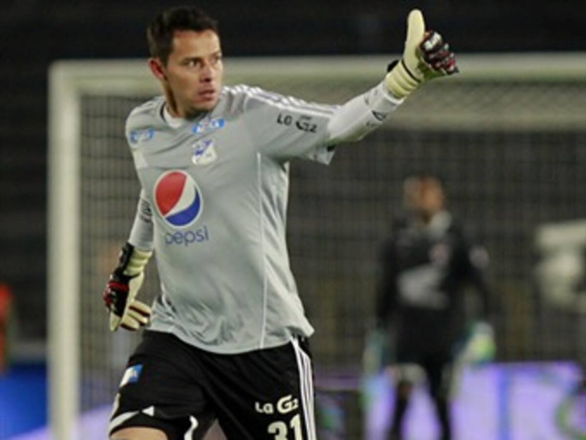 Luis Delgado, el arquero goleador, le dio un nuevo triunfo a Millonarios