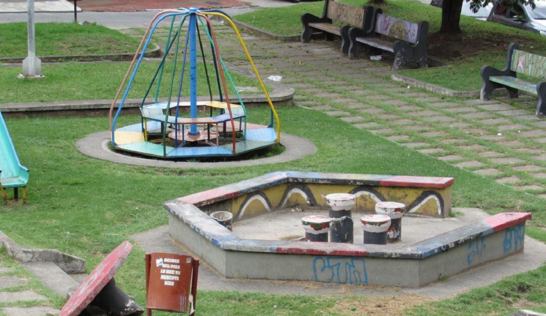Parque infantil en Manizales