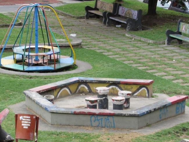 Parque infantil en Manizales