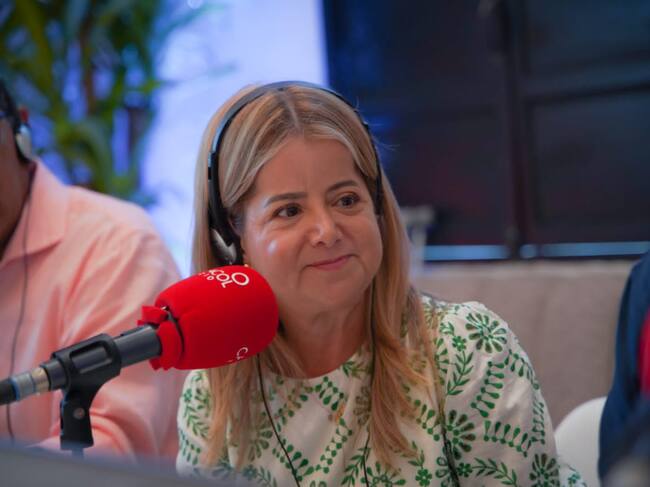 Elsa Noguera en Ruta Regiones. Foto: Caracol Radio.
