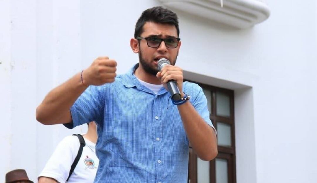 Cesar Arias dirigente juvenil 