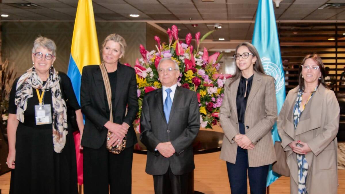 Reina Máxima de Países Bajos ya está en Colombia, visitará Medellín y Bogotá