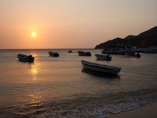 Playa de Taganga en Santa Marta. Foto: Getty Images.