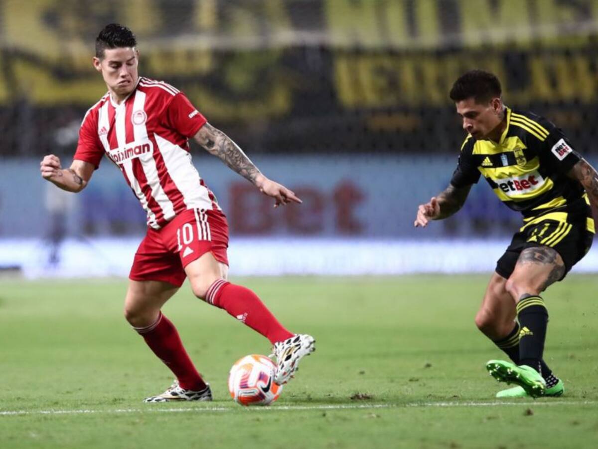 James Rodríguez se quedó sin técnico en el Olympiacos