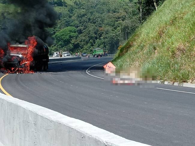 Accidente en la vía a La Fortuna, un hombre perdió la vida