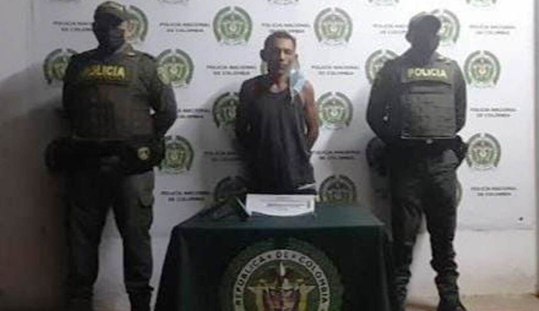 Fue capturado en el barrio El Carmen, casco urbano de Magangué