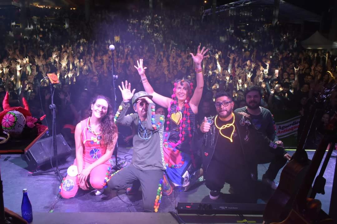 Aterciopelados en concierto de Recicla Por el Rock, en Montenegro, Quindío. Foto: Cortesía Jhon Hernández, Recicla por el Rock