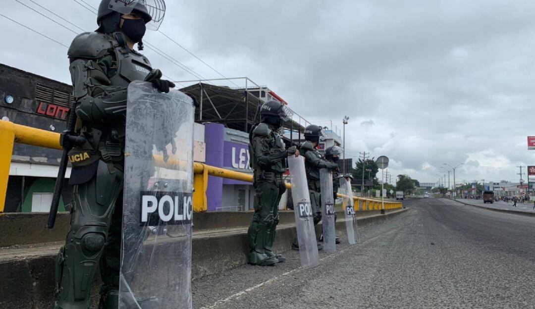 En Sameco y Puente del Comercio se registraron disturbios este jueves.