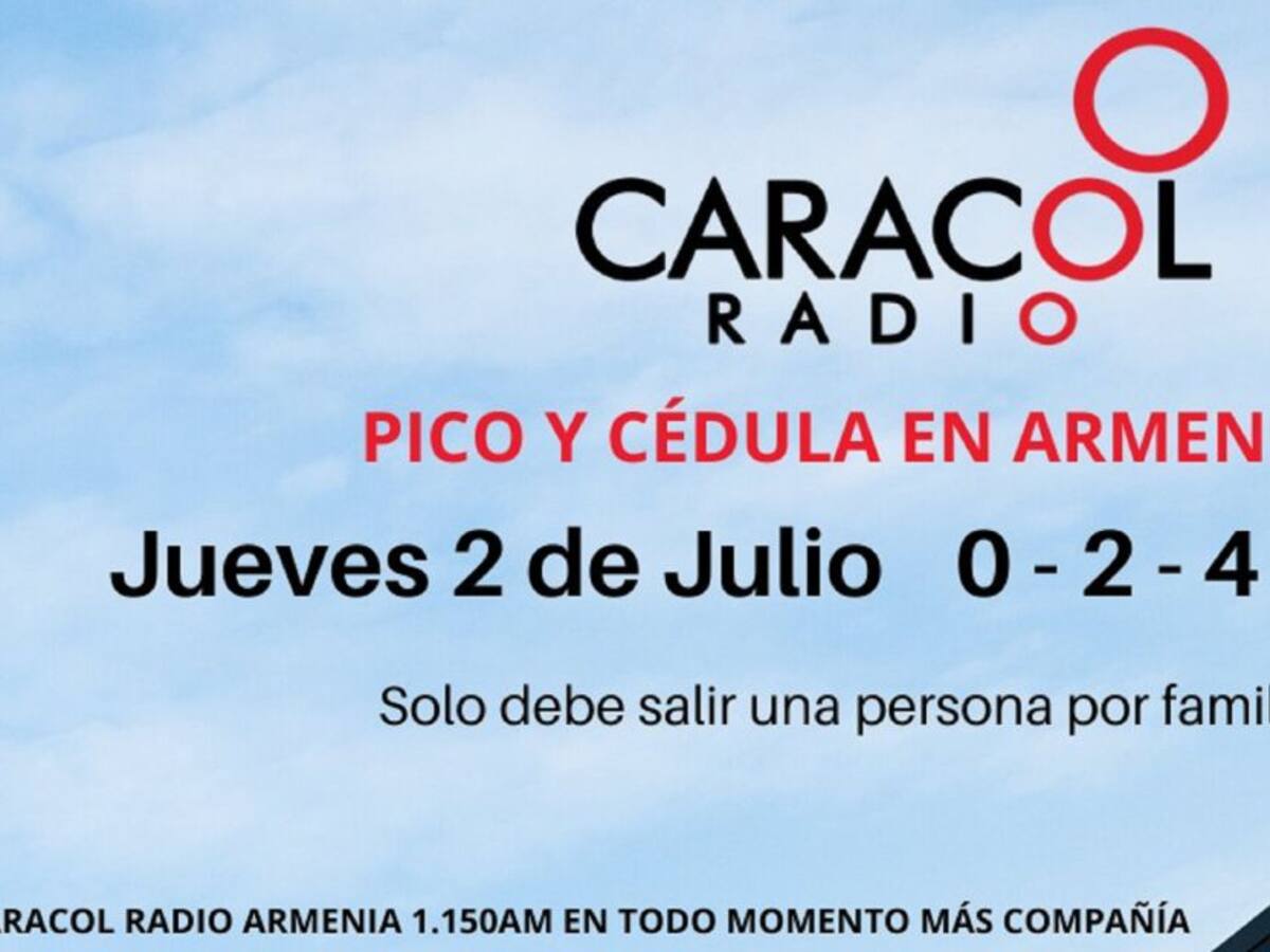 Armenia: este es el pico y cédula para hoy jueves 2 de julio