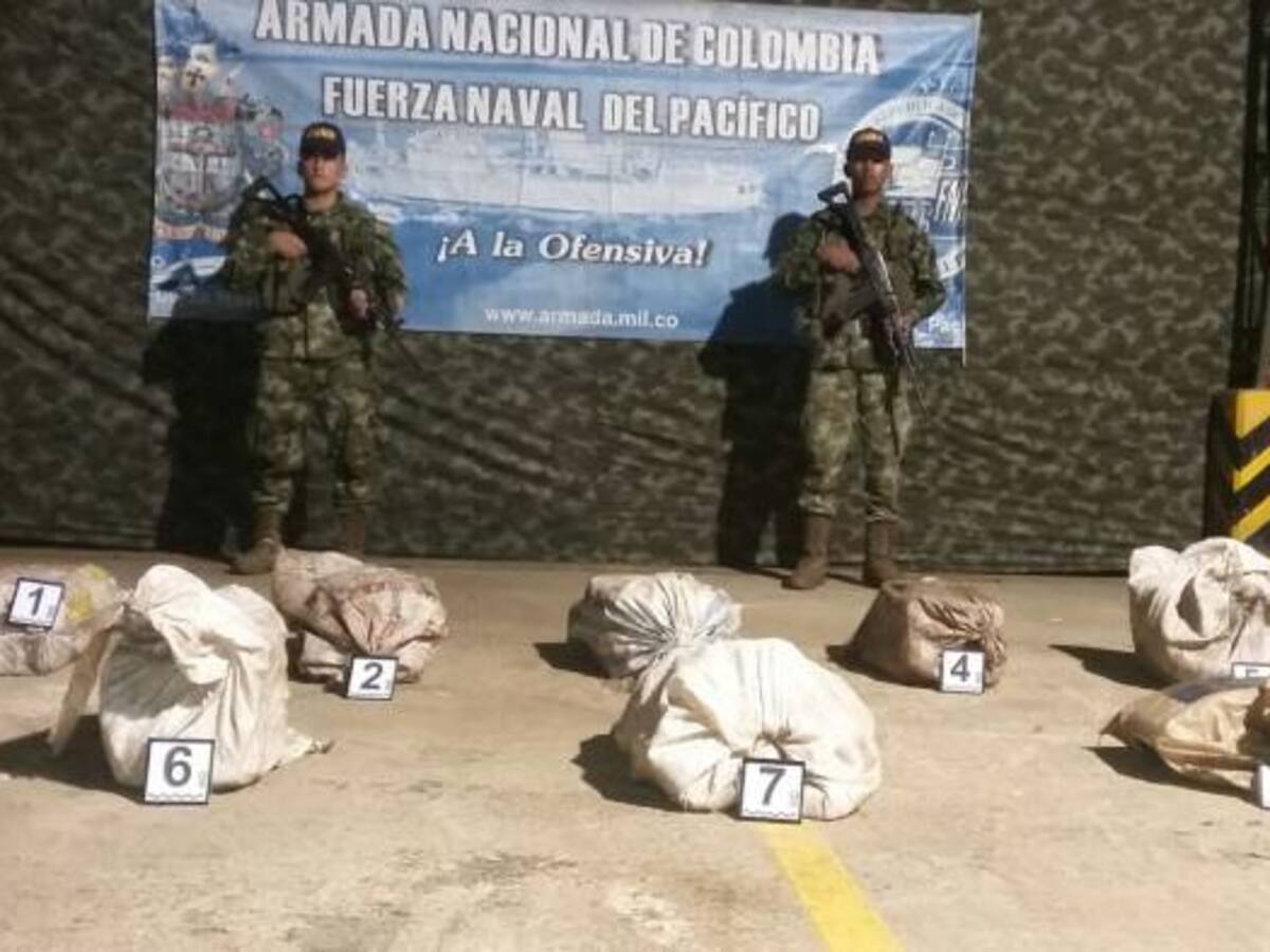 Armada incautó en frontera con Panamá cargamento avaluado en 5 millones de dólares