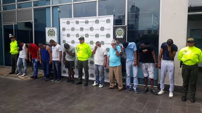 Capturan a 15 personas en Cali por delitos sexuales con menores. Foto: Policía Nacional