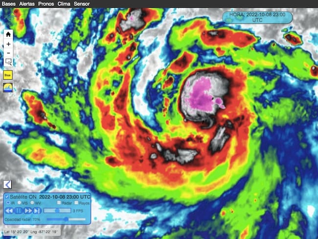 Tormenta ‘Julia’ se convirtió en huracán categoría 1 a su paso por San Andrés