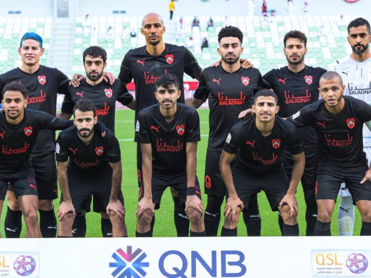 Zurda prodigiosa: Vea la asistencia de James en victoria de Al-Rayyan