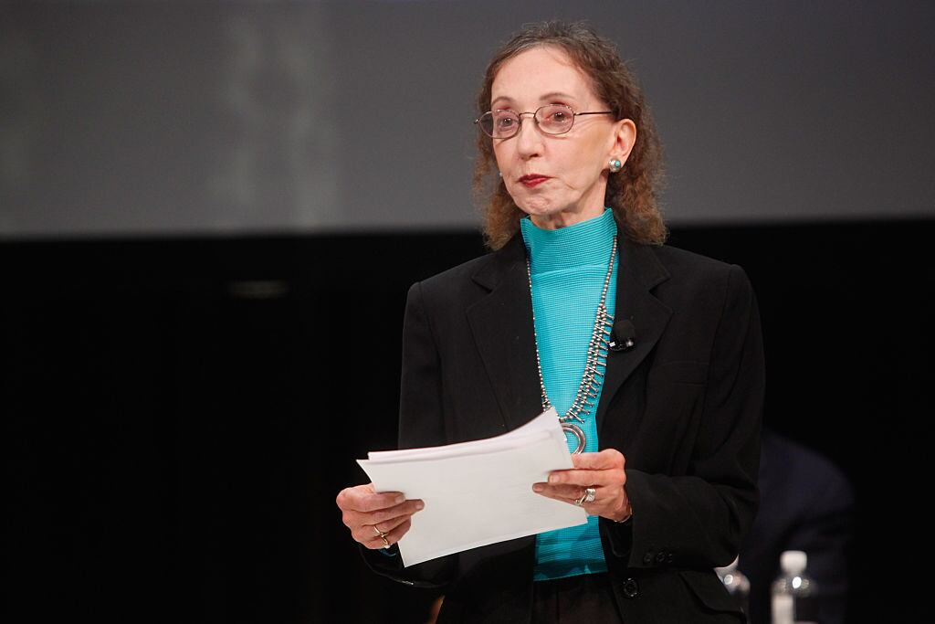 Escritora estadounidense, Joyce Carol Oates. Foto: Getty Images.