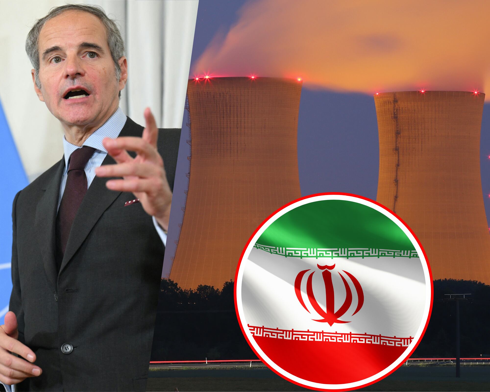 Rafael Grossi, director del Organismo Internacional de Energía Atómica (OIEA), advirtió que la cooperación nuclear de Irán "no es un favor, es una obligación jurídica".
(Foto:    Caracol Radio / Getty )