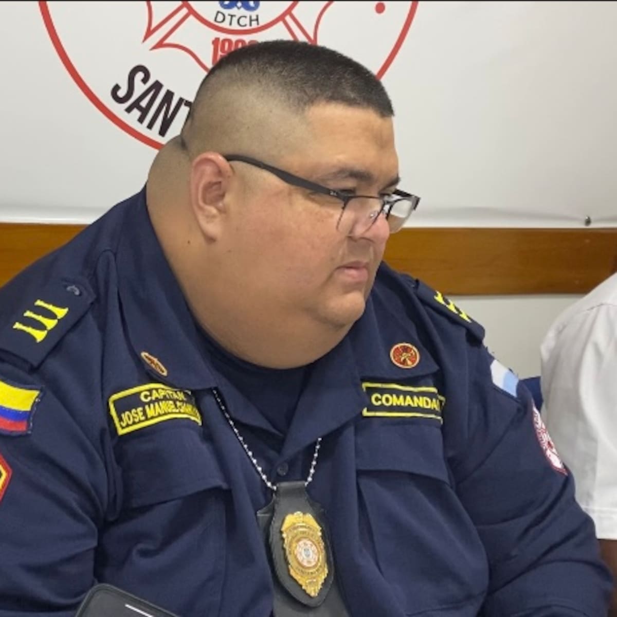 Luto en Santa Marta falleció el capitán del Cuerpo de Bomberos José Manuel Chaín Muñoz