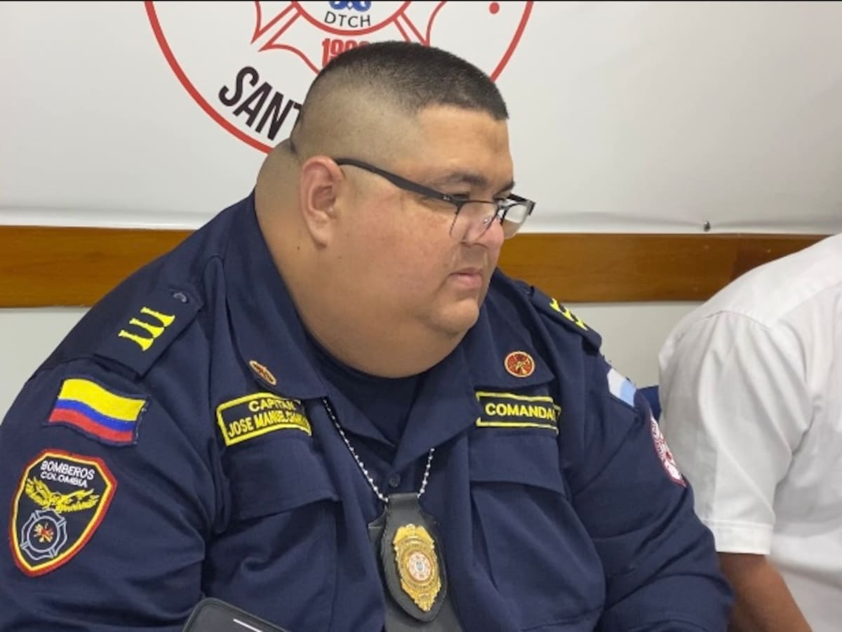Luto en Santa Marta falleció el capitán del Cuerpo de Bomberos José Manuel Chaín Muñoz