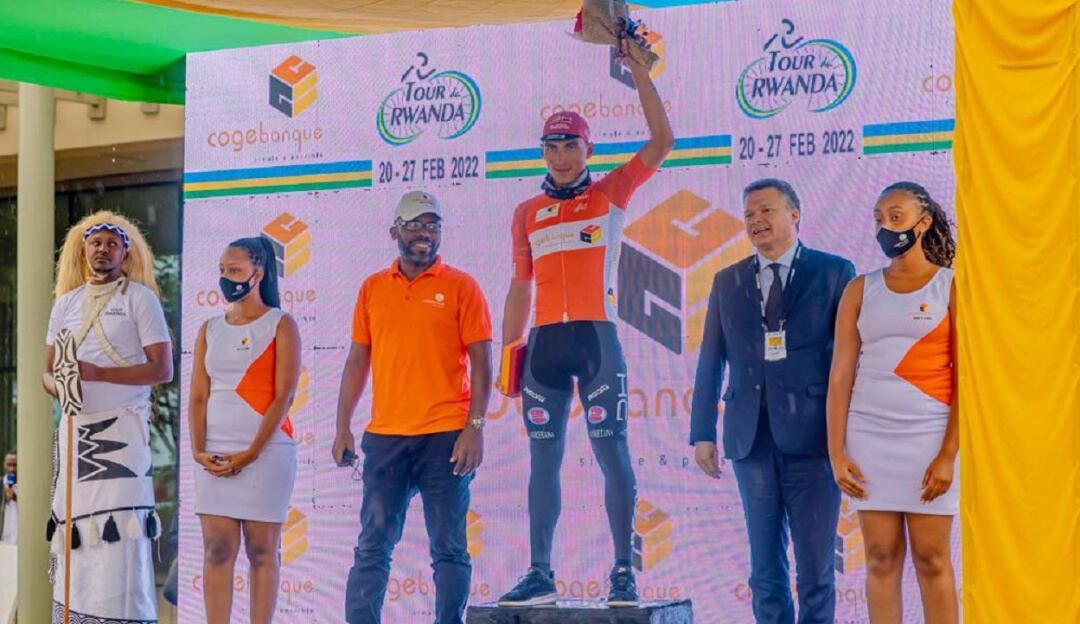 Jhonatan Restrepo, ciclista colombiano del Androni Giocattoli.