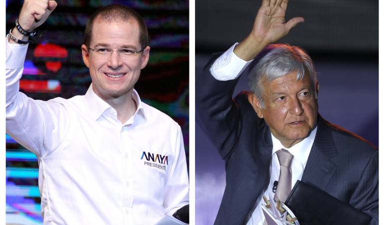 Candidatos presidenciales México 2018, Ricardo Anaya yAndrés Manuel López Obrador
