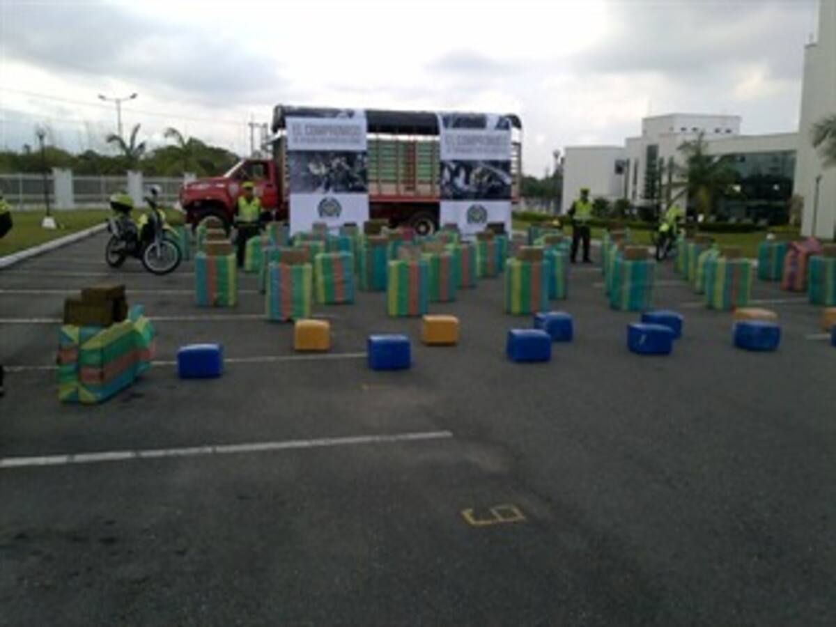 Policía del Quindío incautó 3,3 toneladas de marihuana