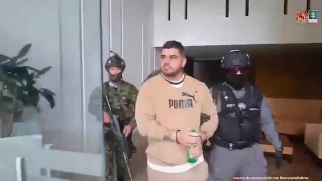 Daniel Uribe Jaramillo, quien es requerido por una Corte Federal de Estados Unidos por delitos relacionados con concierto para delinquir y tráfico de estupefacientes. Foto: Fiscalía.