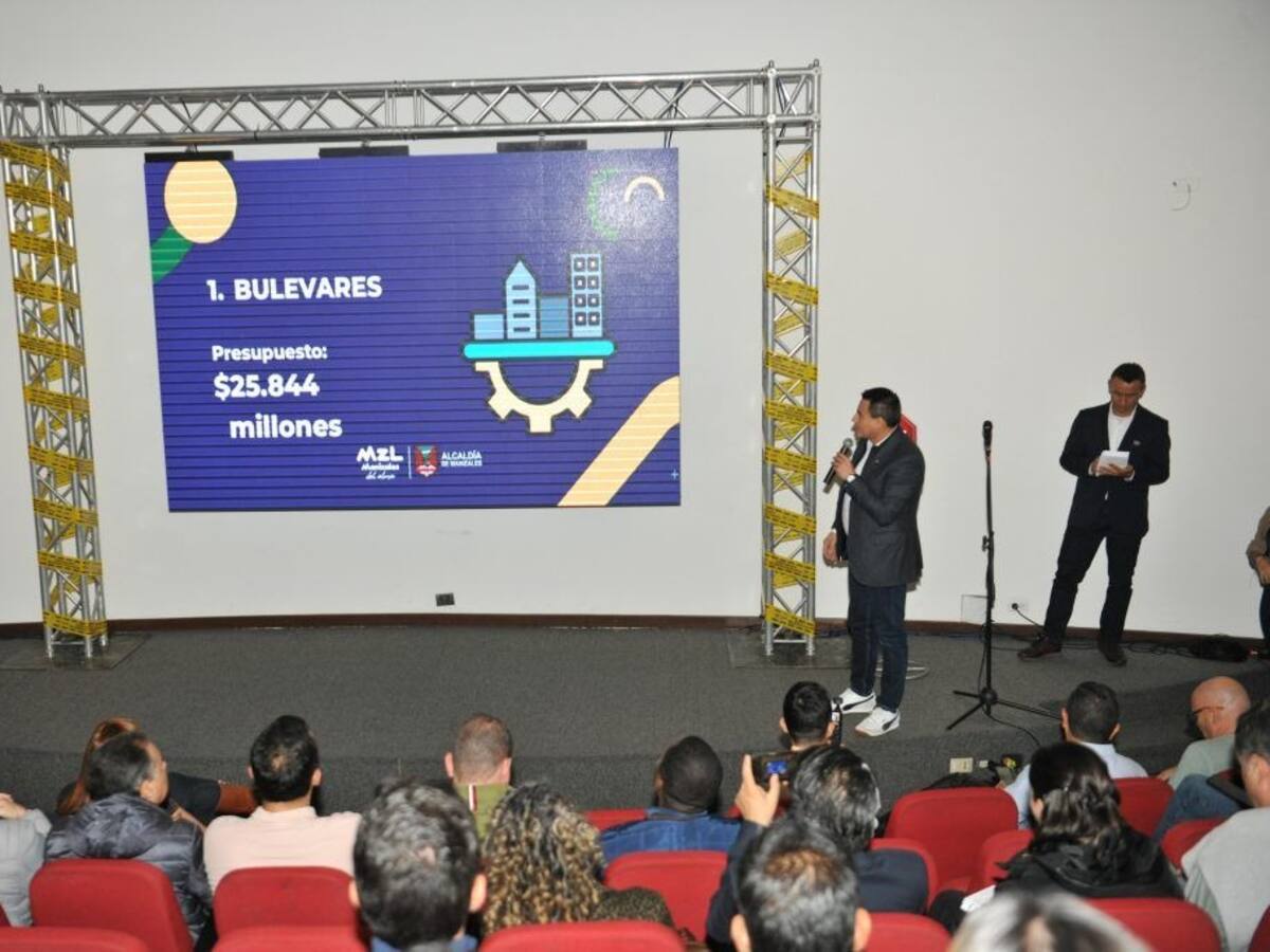 Alcaldía de Manizales anunció inversión en obras por 240 mil millones para el 2025
