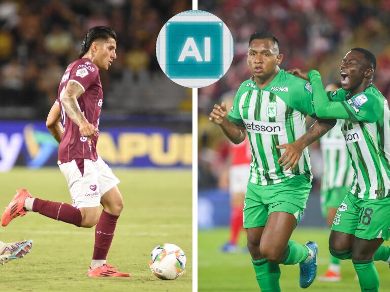 Toliva vs. Nacional, final Liga Colombiana - Colprensa y Getty Images