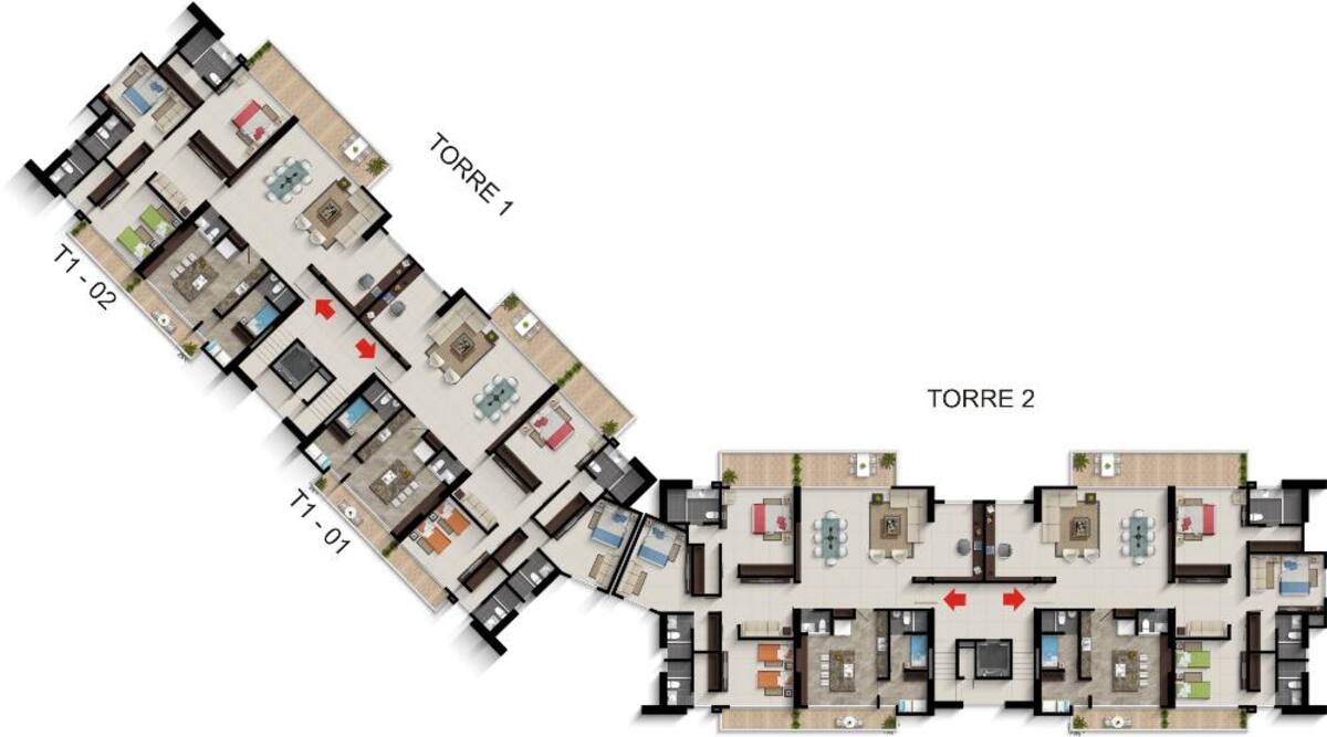 Localizado en el Sector del Vergel, cerca al Colegio San Bonifacio de las Lanzas,  la Capilla María Reina, conformando los más importantes conjuntos de la zona, apartamentos con áreas de 233 y 239 m2 y un promedio en valor de tres millones de pesos el metro cuadrado.