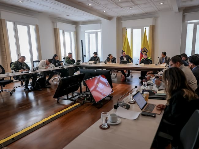 Consejo de Seguridad de Bogotá. FOTO: Suministrada Distrito.