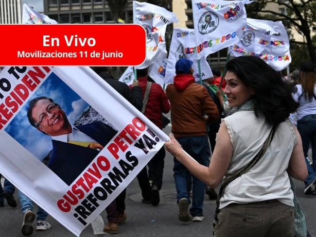 Ultimas noticias sobre movilizaciones en Bogotá 11 de Junio