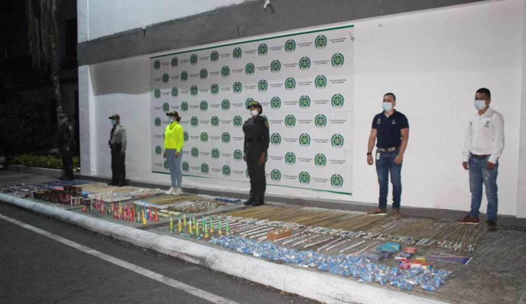 Incautación de pólvora 