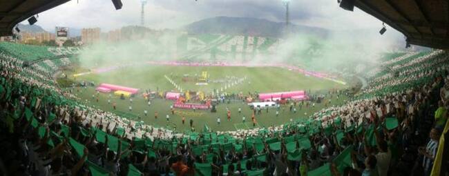 Así fue la salida del equipo verde de Antioquia en el partido de ida contra el DIM.