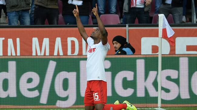 Córdoba durante su anotación ante Friburgo