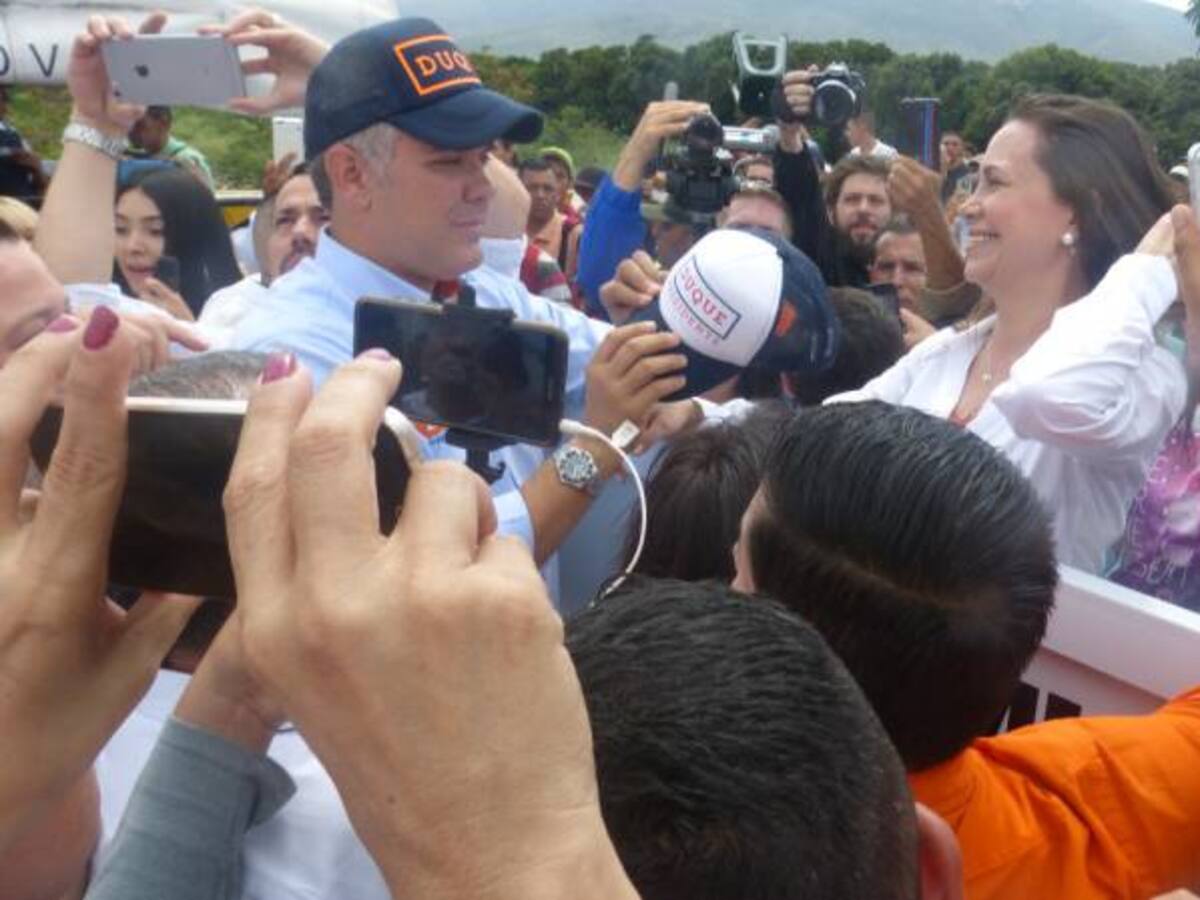 Desde la frontera Iván Duque pide transición democrática para Venezuela