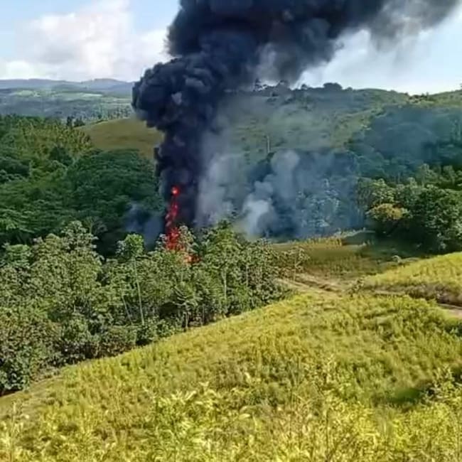 Explosivos cerca de escuela generan alarma en el Catatumbo. / Foto: Cortesía.