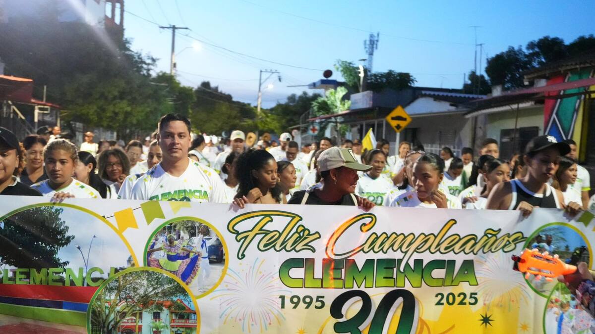 En Bolívar, Clemencia celebró 30 años de ser municipio