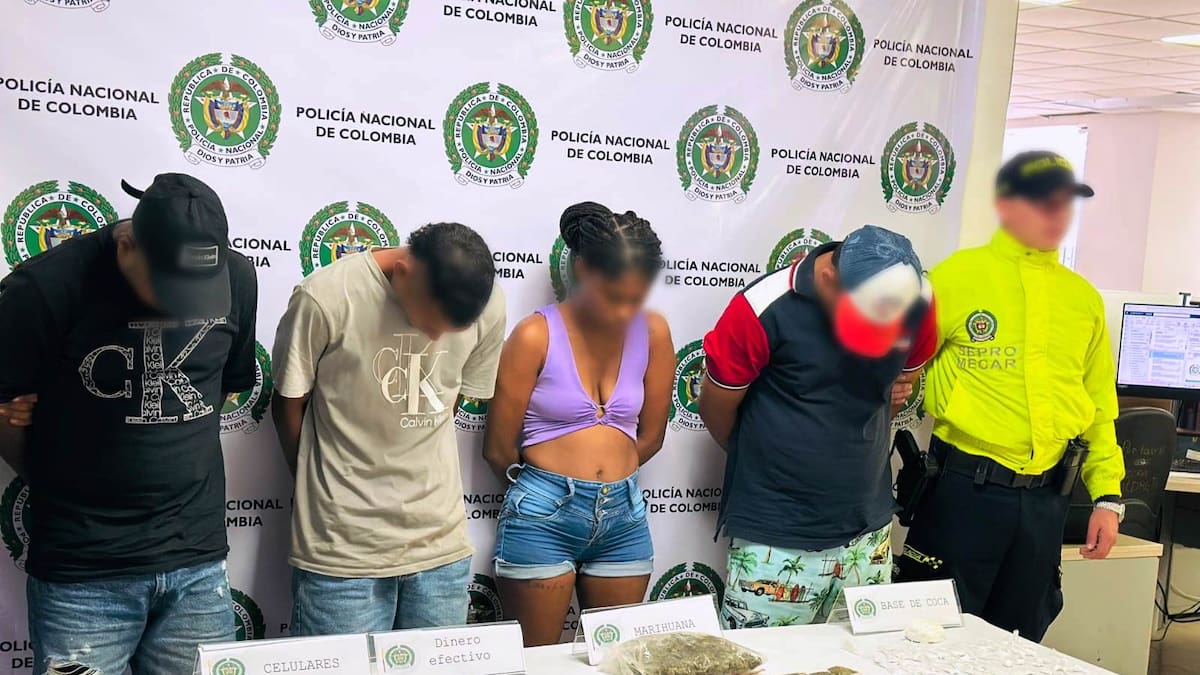 Cuatro presuntos integrantes de los “Salsas Nueva Generación” fueron capturados en Cartagena