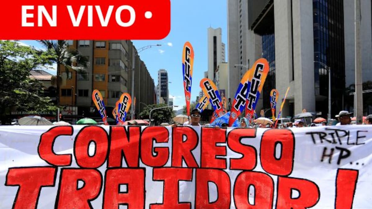 Así va el paro hoy en Medellín: últimas noticias de marchas en directo, vías cerradas y movilidad