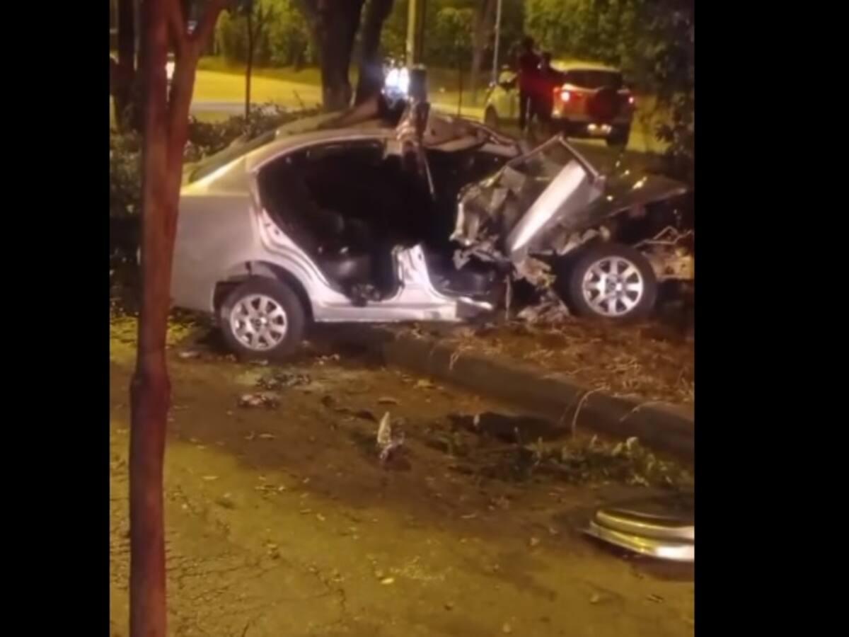 Un adolescente muerto y otro herido deja accidente de tránsito en la autopista