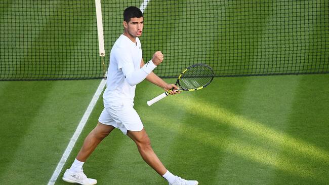 Tenista español Carlos Alcaraz. Foto: Getty Images